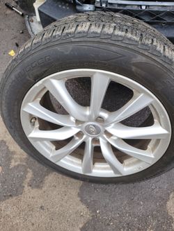Infiniti g37 rims and tires