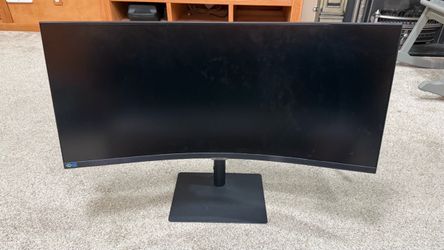 Samsung ViewFinity S65UA 34” Curved Ultrawide Monitor – USB-C – 3440x1440