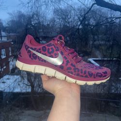 Women’s Nike Free 5.0 V4 2011 Violet Leonard Print 