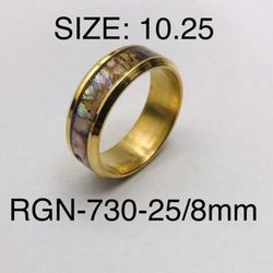 Stainless Steel Ring Band For Men & Women: RGN-730-25/Ring Size-10.25