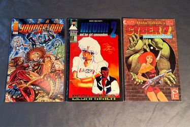 Lot of 3 Vintage Manga Comic Books
