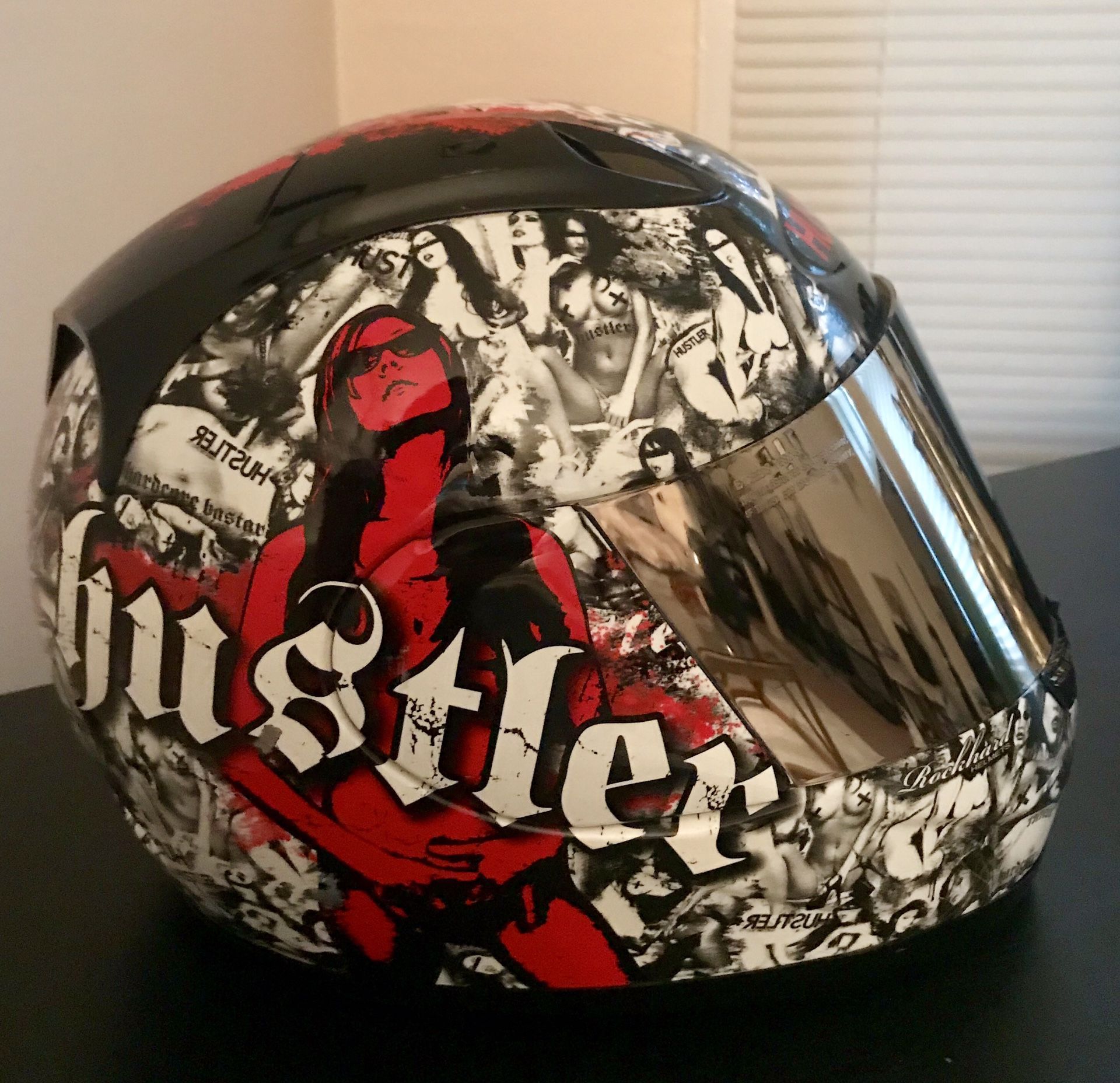 XL-Rockhard Hustler Motorcycle Helmet