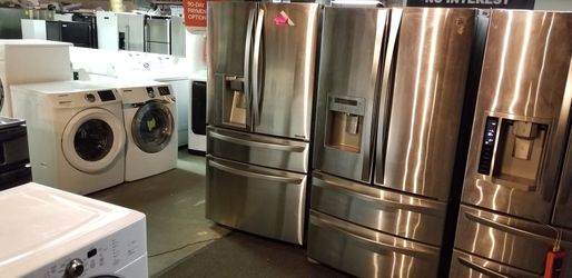 Warehouse Full Nice Certified Refurbish Gently Used Washer Dryer Refrigerator Oven Stove Stackable Management and landlord special