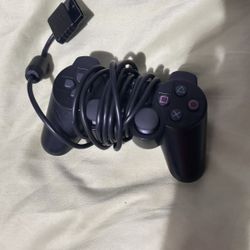 Clean Black Ps2 Controller