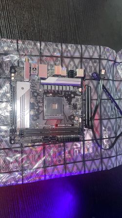 asrock B550M ITX/AC with wifi antennas