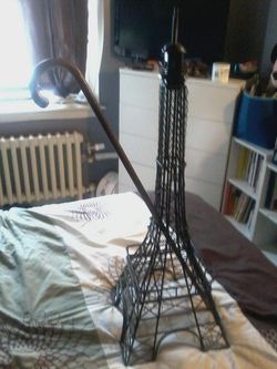 Steel eeifel tower 3 1/2 black