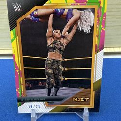 2022 Paninni NXT WWE Alumni Bianca Belair #102 Black Gold  /25