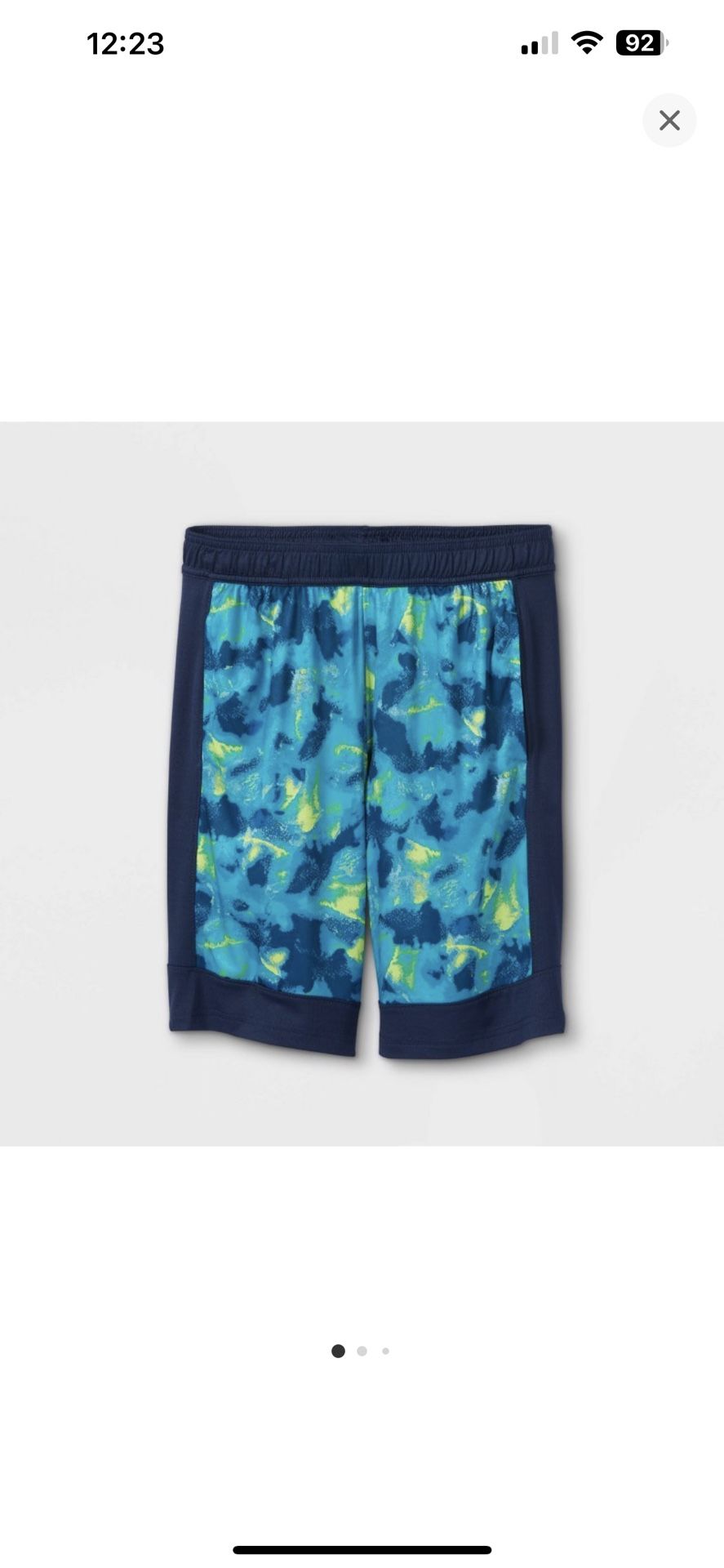 Boys' Basketball Shorts 7"- Vibrant Blue Size Xs And S