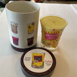 Lolita Birthday Girl The Candle Collection Glass Jar 