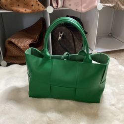 Brand New Woven Tote Satchel Bag