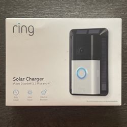 Ring Solar Charger Video Door bell