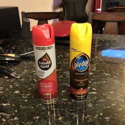 Pledge Amber & Argon And Scott’s Liquid Gold Fresh Almond