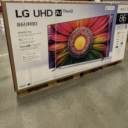 86” LG UHD 4K 120Hz Smart WebOS Tv 