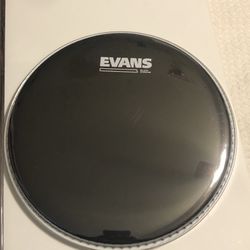 Evans Black Chrome Drum Head - 12” - New