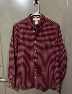 Men’s Medium Regular Fit Button Front Check Print  Shirt By H&M (Pick up🛒 In Bellevue) *Check out my Other Posts 🎁