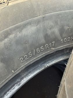 Used Set Of Tires 225/65/17
