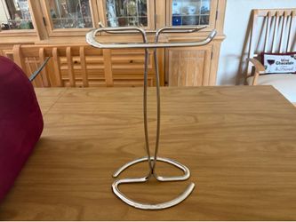 Chrome Dual Bar Countertop Hand Towel Holder