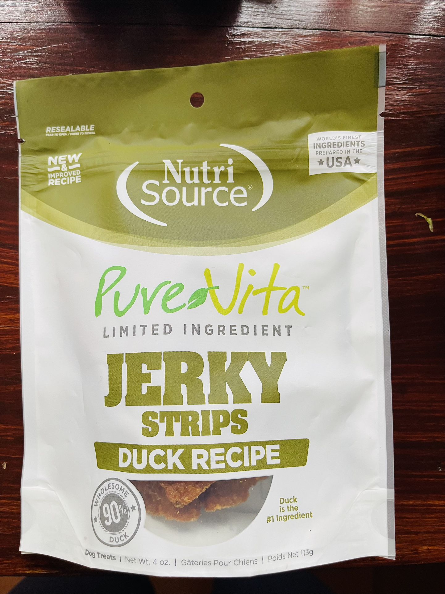Nutri Source brand New Jerky stripes Duck