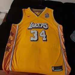 Shaquille O'neal lakers jersey