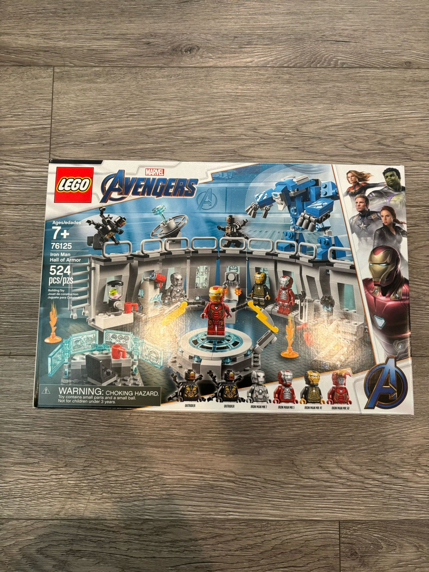 Lego Marvel Iron Man Hall Of Armor 76125 New/Sealed