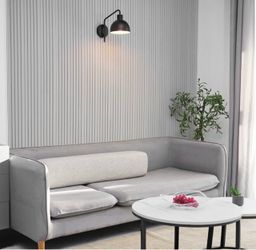 BRAND NEW Better Homes & Gardens Matte Black 1-Light Indoor Wall Sconce, LED Bulb Included, No Batte