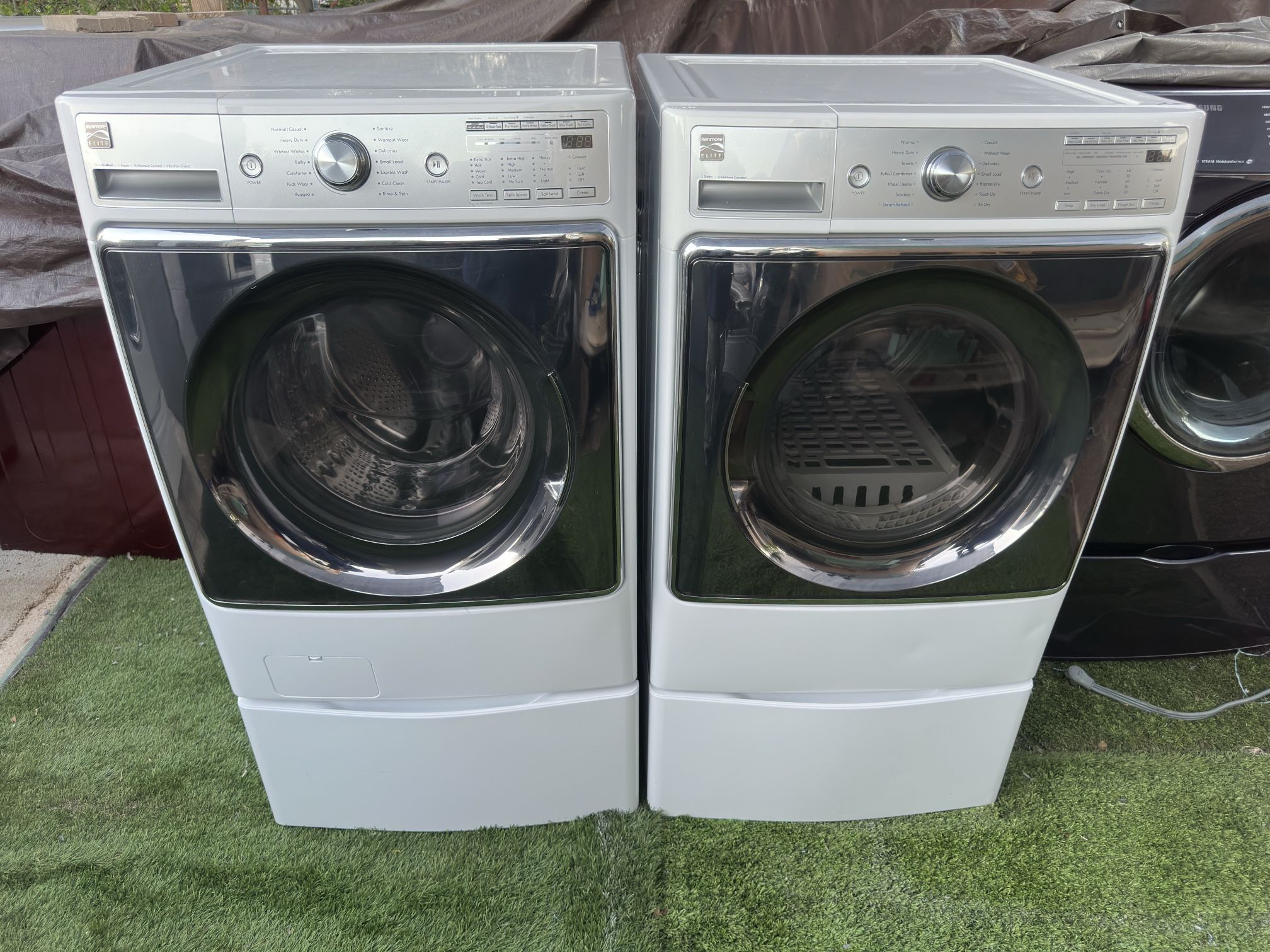 Kenmore Elite Steam jumbo washer and electric
