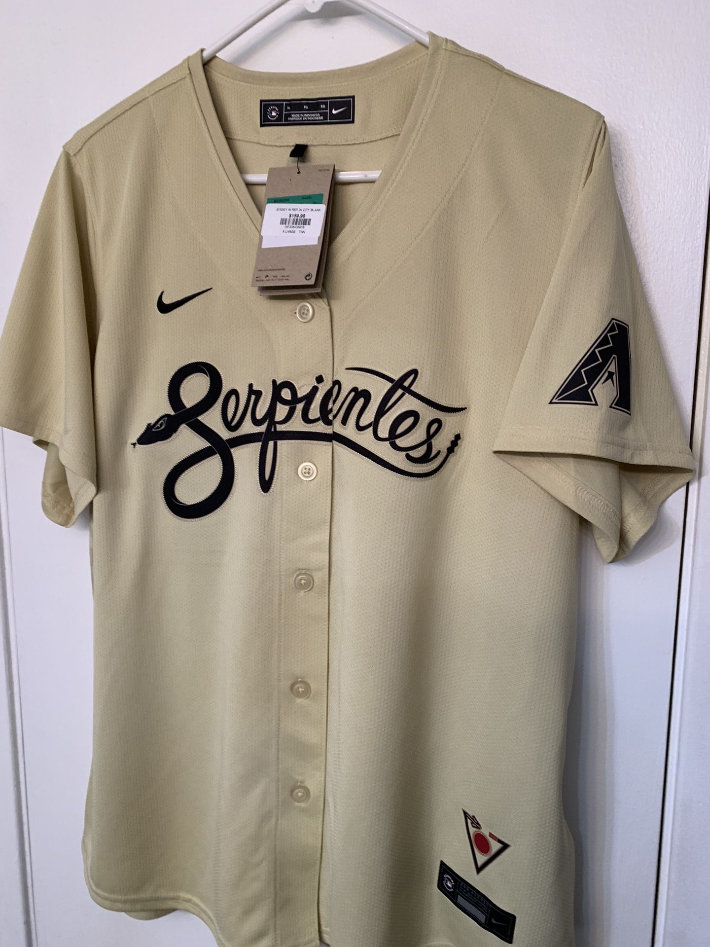Arizona Diamondbacks Women’s Serpentine Jersey Size X-Large