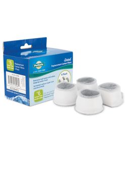 PetSafe Drinkwell Replacement Carbon Filters, Dog and Cat Ceramic Water Fountain Filters, 4-Pack