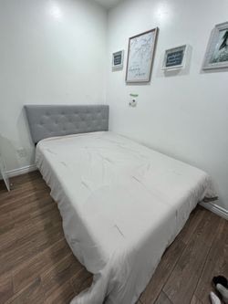 Light grey Bed Frame /Full