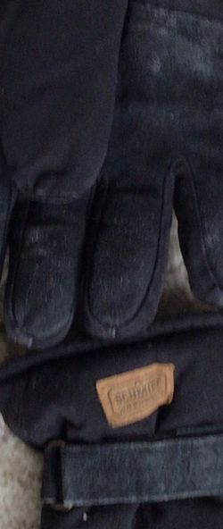 Men’s Size Xtra Large Gloves Warm Fleece Leather On Bottom
