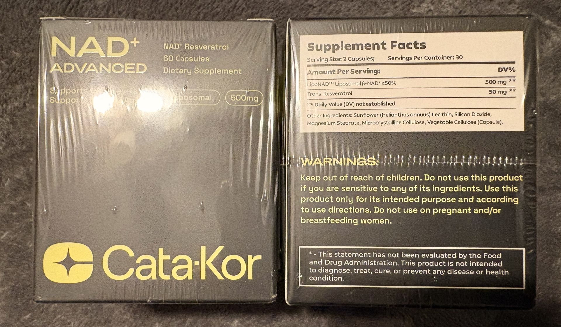 Brand New-Cata-Kor NAD+ Advanced Pack of 2