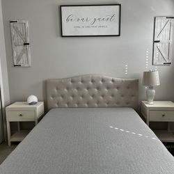 Queen Bedframe And Queen Mattress