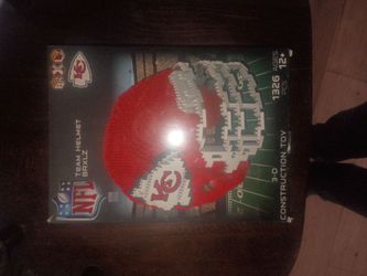BRXLZ NFL Kansas City Chiefs 3D Helmet Construction Set
