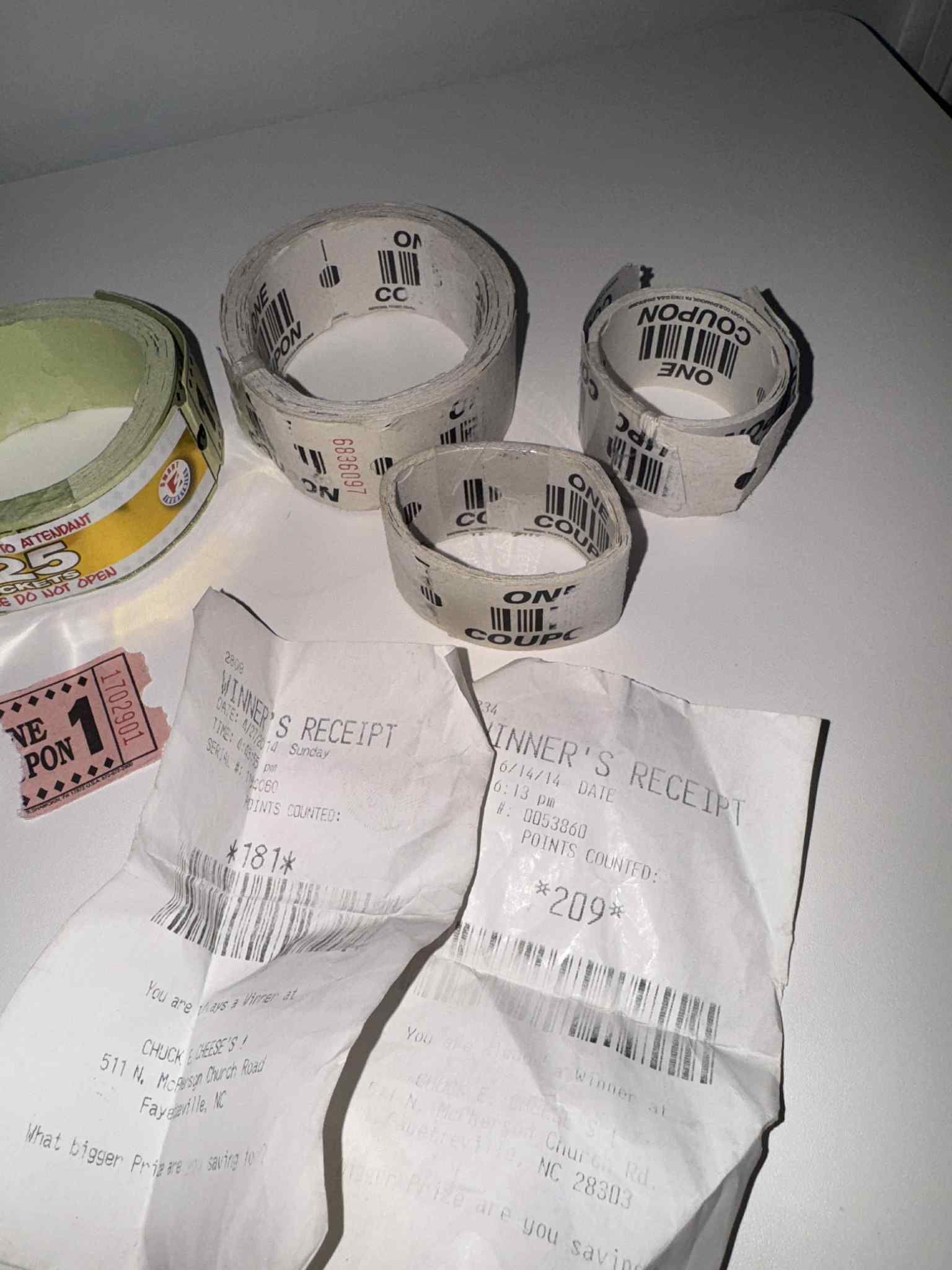 Chuck E. Cheese Tickets & points