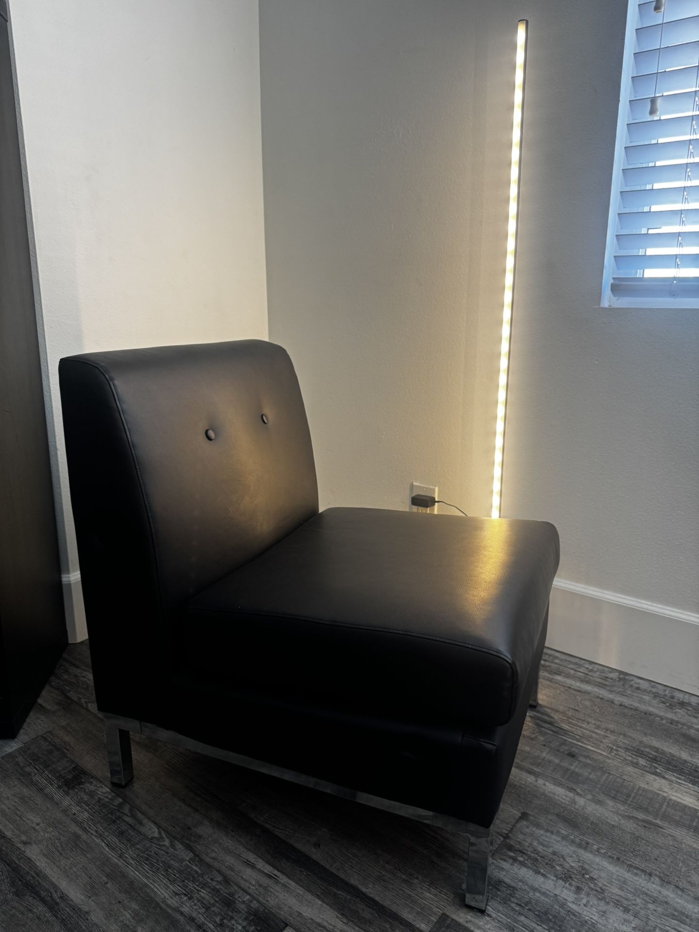 Black Leather Chair Couch