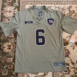 New York Giants Jackson Dart salute service jersey