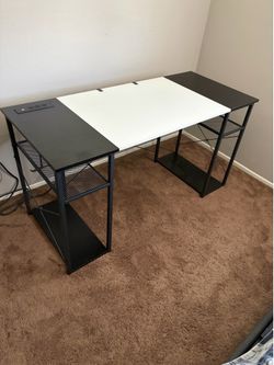 White/black desk