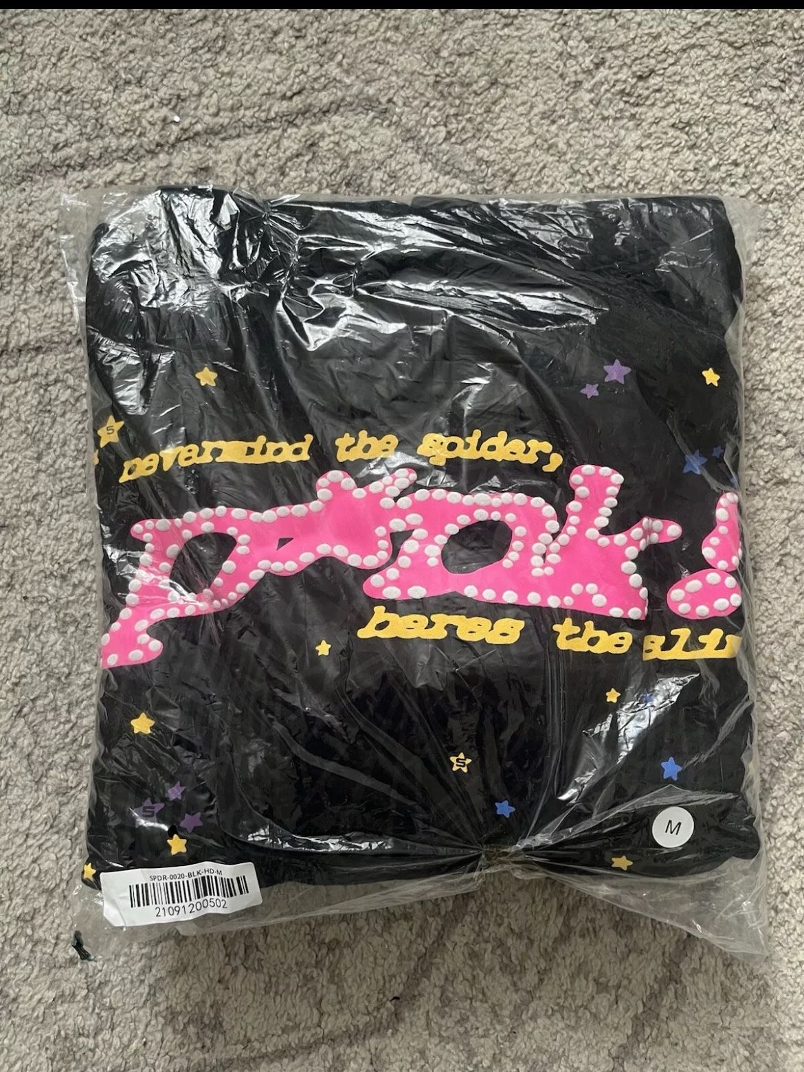 Sp5der Hoodie Black/pink