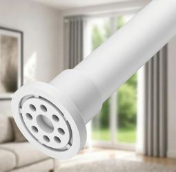 NEW‼️ALLZONE Tension Curtain Rod for Windows, 123 to 160 Inch, Heavy Duty Extra Long Curtain Rods,