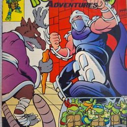 Teenage mutant ninja Turtles Adventure Comic book  1989