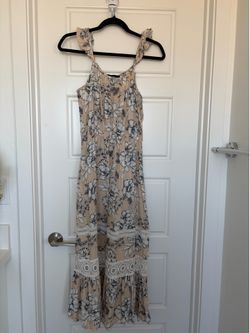 Flower maxi dress