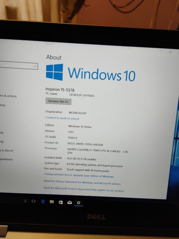 Dell Inspiron 15 5578