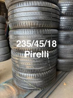 235/45/18 (4) Pirelli P Zero All Season