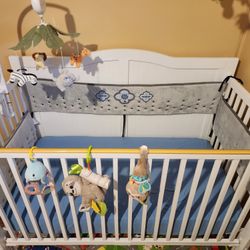 Baby Crib With Mattress