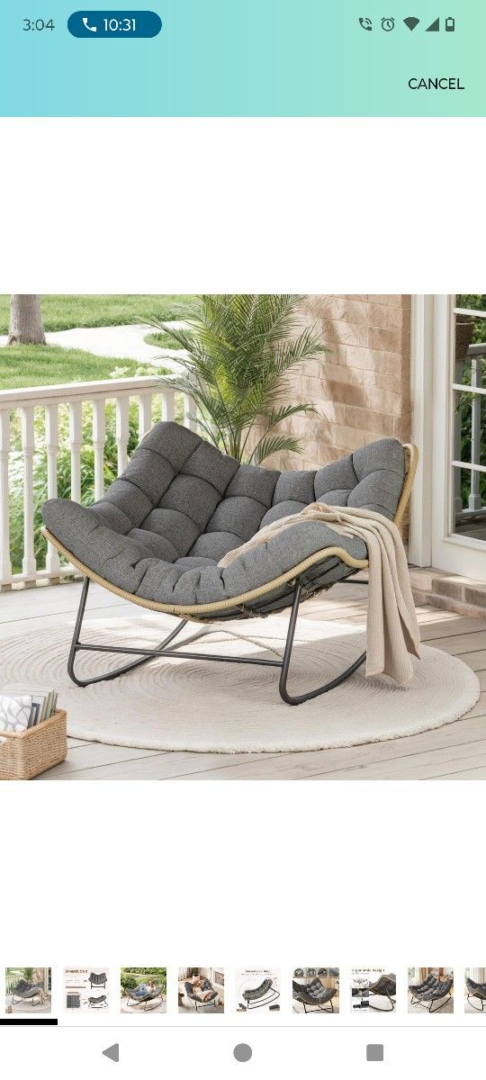 Brand New In Box Modern Rocking Egg Chair!!!