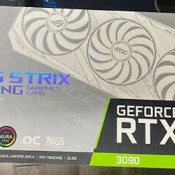 ASUS ROG STRIX Nvidia GeForce RTX 3090 White- BRAND NEW, SHIPS NOW  