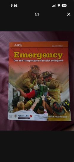 Emergency Care and Transportation of the Sick and Injured Book