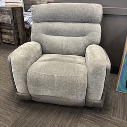 Nice Gray powered recliner