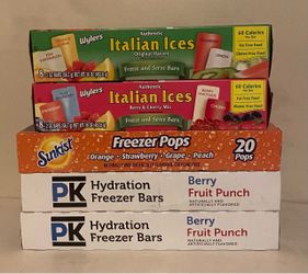 5 Boxes of Variety Freezer Pops Bundle