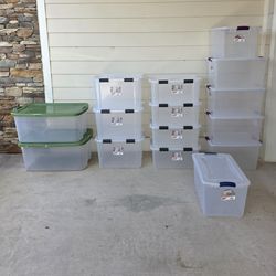 Sterilite Clear Storage Totes/Containers